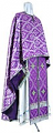Greek Priest vestment -  rayon brocade S2 (violet-silver)