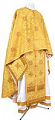 Greek Priest vestment -  rayon brocade S3 (yellow-claret-gold)