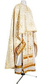Greek Priest vestment -  rayon brocade S3 (white-gold)