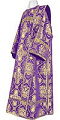 Deacon vestments - metallic brocade B (violet-gold)