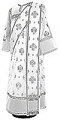 Deacon vestments - metallic brocade B (white-silver)