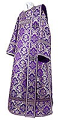 Deacon vestments - metallic brocade BG1 (violet-silver)