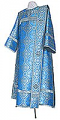 Deacon vestments - metallic brocade BG2 (blue-silver)