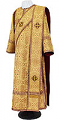 Deacon vestments - metallic brocade BG2 (yellow-claret-gold)