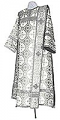 Deacon vestments - metallic brocade BG2 (white-silver)