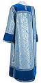 Deacon vestments - metallic brocade BG3 (blue-silver)