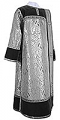 Deacon vestments - metallic brocade BG3 (black-silver)