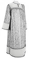 Deacon vestments - metallic brocade BG3 (white-silver)