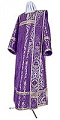 Deacon vestments - metallic brocade BG4 (violet-silver)