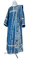 Deacon vestments - metallic brocade BG5 (blue-silver)