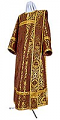 Deacon vestments - metallic brocade BG5 (claret-gold)