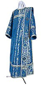 Deacon vestments - metallic brocade BG6 (blue-silver)