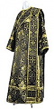 Deacon vestments - rayon brocade S2 (black-gold)