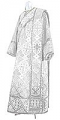 Deacon vestments - rayon brocade S2 (white-silver)