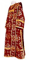 Deacon vestments - rayon brocade S3 (claret-gold)