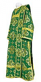Deacon vestments - rayon brocade S3 (green-gold)