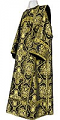 Deacon vestments - rayon brocade S4 (black-gold)