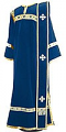 Deacon vestments - natural German velvet (blue-gold)