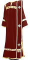 Deacon vestments - natural German velvet (claret-gold)