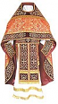 Embroidered Russian Priest vestments - Wattled (red-gold)