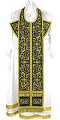 Embroidered Epitrakhilion set - Iris (black-gold)