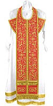 Embroidered Epitrakhilion set - Iris (red-gold)