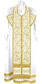 Embroidered Epitrakhilion set - Iris (white-gold)