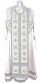 Embroidered Epitrakhilion set - Iris (white-silver)