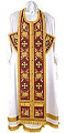 Embroidered Epitrakhilion set - Chrysanthemum (claret-gold)