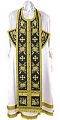Embroidered Epitrakhilion set - Chrysanthemum (black-gold)