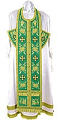 Embroidered Epitrakhilion set - Chrysanthemum (green-gold)