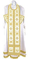 Embroidered Epitrakhilion set - Chrysanthemum (white-gold)