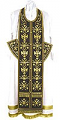 Embroidered Epitrakhilion set - Byzantine Eagle (black-gold)