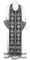 Embroidered Epitrakhilion set - Byzantine Eagle (black-silver)
