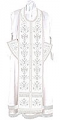 Embroidered Epitrakhilion set - Byzantine Eagle (white-silver)