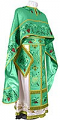 Embroidered Greek Priest vestments - Chrysanthemum (green-gold)