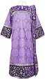 Embroidered Deacon vestments - Iris (violet-silver)