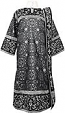 Embroidered Deacon vestments - Iris (black-silver)