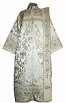 Embroidered Deacon vestments - Chrysanthemum (white-silver)