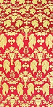 Chalice metallic brocade (red/gold)