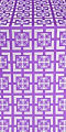 Cappadocia metallic brocade (violet/silver)