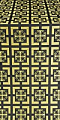 Cappadocia silk (rayon brocade) (black/gold)