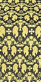 Chalice metallic brocade (black/gold)