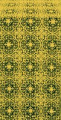 Shouya silk (rayon brocade) (green/gold)