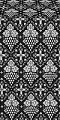 Vine metallic brocade (black/silver)