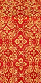 Rostov silk (rayon brocade) (red/gold)