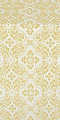 Rostov silk (rayon brocade) (white/gold)
