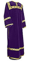 Clergy stikharion - German velvet (violet-gold)