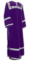 Clergy stikharion - German velvet (violet-silver)