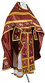 Embroidered Russian Priest vestments - Eden Birds (claret-gold)